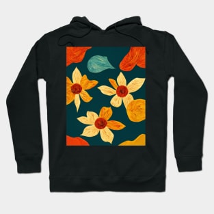 Flowers in the Style of Van Gogh #3 Hoodie